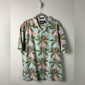 Daniel Cremieuz Collection Linen Cotton Short Sleeve Button Down